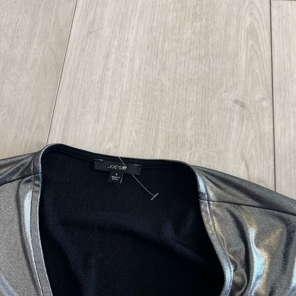 Joe's Metallic Jersey Top size s - Picture 6 of 10